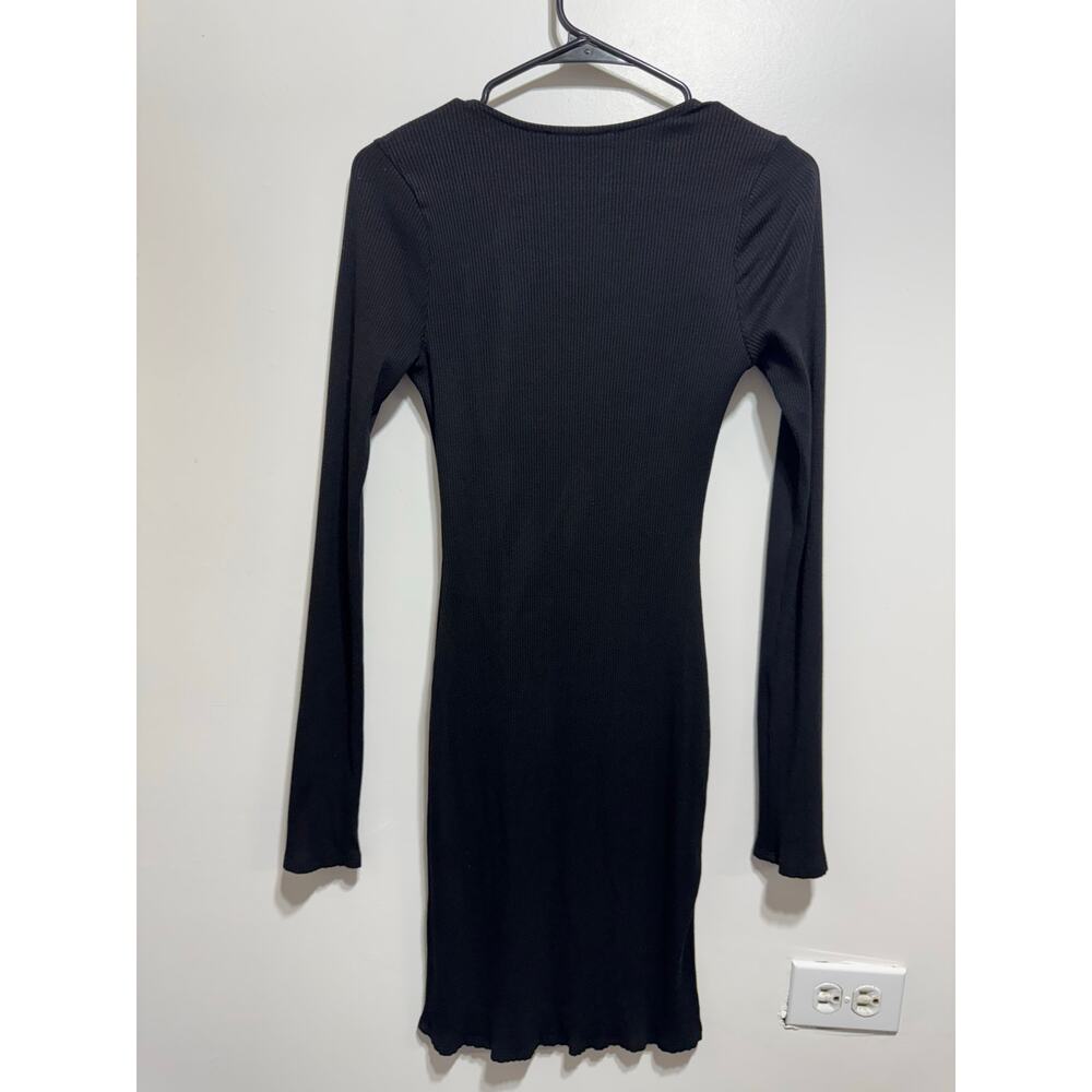 Lulus Go Beyond Basic Black Ribbed Snap Front Bod… - image 5